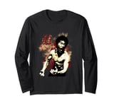 Bruce Lee The Dragon Epic Scream Vintage Portrait Long Sleeve T-Shirt