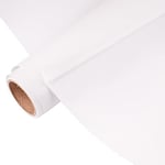 VINYL FROG Rouleau de vinyle adhésif permanent (30,5 x 305 cm) – Blanc mat pour la plupart des types de machines à découper, autocollant de voiture, autocollant décoratif