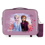 Disney Frozen La Reine des Neiges Nature is magical Trousse de toilette adaptable Pourpre 29x21x15 cms ABS, Violet