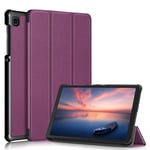 Samsung Galaxy Tab A7 Lite kolminkertainen nahkainen kotelo - Violetti