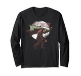 Happy Christmas Bigfoot - Funny Christmas Long Sleeve T-Shirt