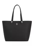 Tommy Hilfiger Emblem Large Tote Bag, Black