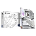 GIGABYTE Carte mère Z890 AORUS Pro Ice - Prend en Charge Les processeurs Intel Core Ultra (série 2), 16+1+2 Phases VRM, jusqu'à 9500MHz DDR5 (OC), 1xPCIe 5.0 + 4xPCIe 4.0, Wi-FI 7, LAN 5GbE