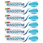 Sensodyne Toothpaste Original Mint Daily Care Sensitive Teeth Fresh Pack 6x75ml