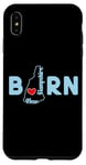 iPhone XS Max Born in New Hampshire with New Hampshire in the word Born Case