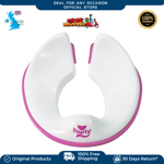 Pourty Childrens Kids Potty Flexi Fit Toilet Trainer Seat Submitted Pink