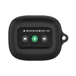 For JBL Live Beam 3 Wireless Bluetooth Earphones Silicone Protective Case(Black)