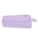 (Purple)Ice Cube Form Integrated Silicone Whiskey Cocktail Ice Maker For Ju ME