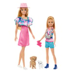 Barbie - Stacie & Barbie Doll Set With 2 Pets (Hrm09) Toy NEW