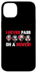 iPhone 14 Plus I Never Pass On A Bower Funny Humor Euchre Card Game Case