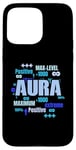 Coque pour iPhone 15 Pro Max Bleu Max Aura Blue Color Graphic