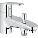 Mitigeur bain-douche GROHE EUROSTYLE Cosmopolitan - Monotrou, Chromé, Cartouche en céramique 46 mm