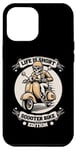 Coque pour iPhone 15 Plus Mobylette Squelette Moto Motard - Scooter Trotinette