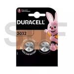 Duracell CR2032 3v LITHIUM Coin Cell Batteries (pack of 2)