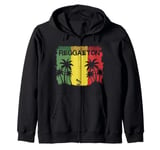 Heartbeat of Reggae: Love and Music Zip Hoodie