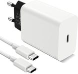 30w Chargeur Rapide Avec Câble Usb C 1m Pour Google Pixel 9 Pro 8a 8 Pro 8 6a 7a 7 Pro 7,Prise De Chargeur Rapide Usb C Pour Pixel Fold 6 Pro 6 5a 5 4a 4 4xl 3a 3xl Samsung A15 A14 S24 A55 A53 A33 A54