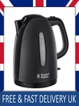 Russell Hobbs Textures Plastic Kettle 21271, 1.7 L, 3000 W - Black FREE POSTAGE