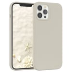 For Apple iPhone 12 Pro Max Silicone Cover Protective Cover Taupe