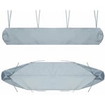 4 m Sac de Protection pour Store Banne(Gris),Housse de Protection Anti-poussière pour auvent de terrasse Noir Housse de Rangement pour cour et jardin