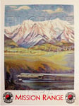 MISSION RANGE TRAIN Rndl - POSTER HQ 50x70cm d'une AFFICHE VINTAGE