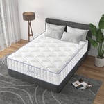 Yidatong - Matelas mémoire de forme et ressorts ensachés 90x190 cm - épaisseur 21cm- 8 zones de confort mousse mémoire adaptative