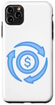 Coque pour iPhone 11 Pro Max Flux d'argent circulaire