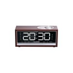 Blaupunkt CR60BT Bluetooth Radio Alarm Clock Brown Wood