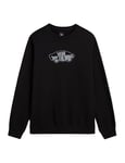 Vans Classic black crew neck sweater, Black,XL