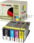 Pack 4 XL Compatibles PGI-1500XL Cartouches d'encre pour Canon MAXIFY MB2050 MB2150 MB2350 MB2750 MB2755 MB2155 (Noir, Cyan, Magenta, Jaune)