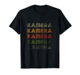 Love Heart Kamera Tee Grunge Vintage Style Black Kamera T-Shirt