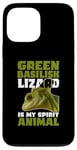 iPhone 13 Pro Max Green Basilisk Lizard Is My Spirit Animal Herpetologist Case