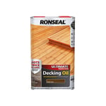 Ronseal 37295 Ultimate Protection Decking Oil Dark Oak 5 litre