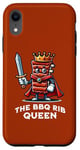 Coque pour iPhone XR BBQ Rib Queen Ribs Funny Barbeque Ribs Lovers Grilling Saying