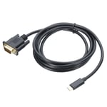 USB 3.1 (TYPE C) to VGA Cable 6FT Video Cable External HD VGA Device Computers