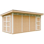 Abri de jardin à base de bois en panneaux lp SmartSide 8.52 + 2.95 m² - Cabane de Jardin Exterieur Cabane de Jardin Exterieur - Garage Moto Exterieur