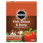 Miracle-gro Fish Blood & Bone All Purpose Plant Food 3.5kg Organic Nutrients