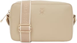 Tommy Hilfiger Sac à Bandoulière Sac Femme Monotype Camera Bag Petit, Beige (Beige), Taille Unique