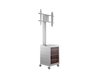 MULTIBRACKETS – M PUBLIC DISPLAY STAND 180 SINGLE MEDIABOX4 SILVER (7350022737754)