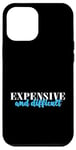 Coque pour iPhone 12 Pro Max Bleu Cher & Difficult (I'm a delight) Blue Graphic