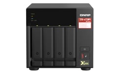 QNAP TS-473A-8G/24TB-REDPLUS NAS/storage server Tower Ethernet LAN Bla