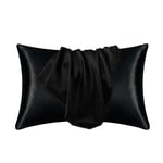 2pcs Soft Silk Pillowcase Satin Pillow Cases Cushion Covers Bed Bedding Decor