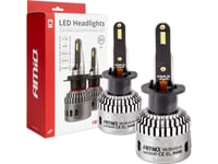 Led-Bilglödlampor K3 H1 Series 12V 6000K Canbus Amio-03680