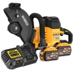 Dewalt DCS691X2 54V Brushless 230mm Cut Off Saw with 2 x 9.0 Batteries & Charger