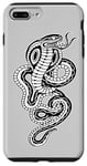 Coque pour iPhone 7 Plus/8 Plus Serpent Cobra King Blackwork