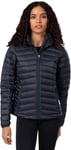 Johaug Spirit Down Liner Hood Jacket W Längdskidjacka Dark Blue, L