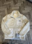 Axel Arigato Bubble Fleece White Jacket Medium Logo 