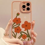 Coque de Protection pour iPhone 13 Pro Max - Motif Fleurs - Motif Vagues - en Silicone résistant aux Rayures