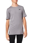 Nike M NK Dry Top SS Slim T-Shirt Homme, Gunsmoke/Gunsmoke/Black, FR : S (Taille Fabricant : S)