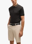 HUGO BOSS BOSS Short Sleeve Polo Shirt, Black