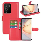 Sony Xperia 10 Iv      Pu Wallet Case    [Red]